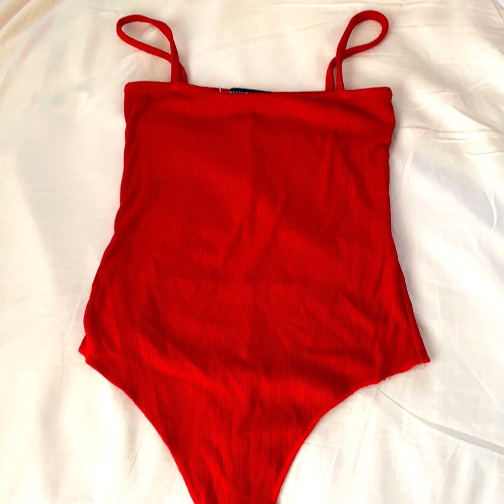 Brandy Melville bodysuit red